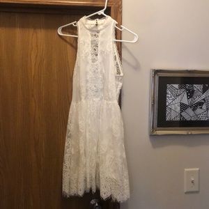 Free People White Lace Baby Doll Dress Size 6